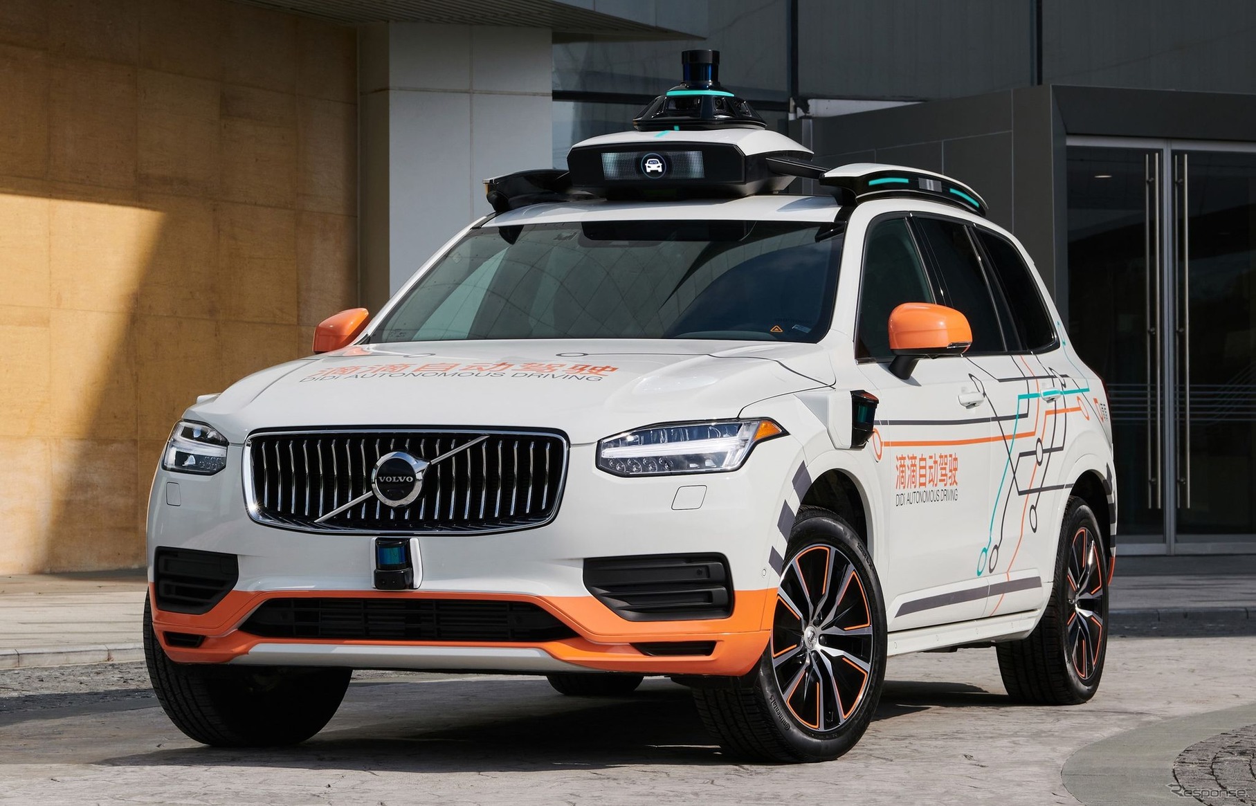 DiDiの自動運転テスト車両（ボルボ XC90 ベース）