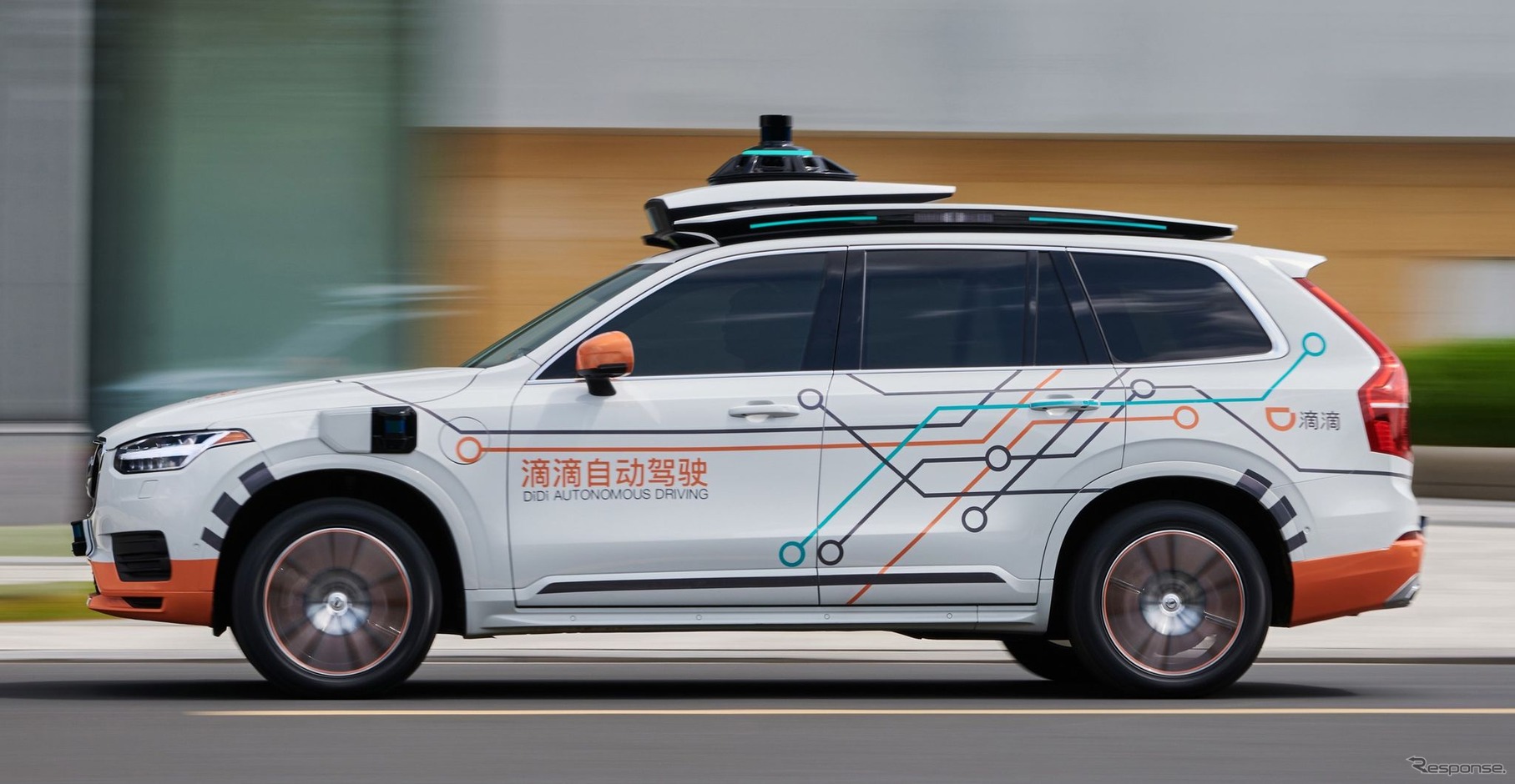 DiDiの自動運転テスト車両（ボルボ XC90 ベース）