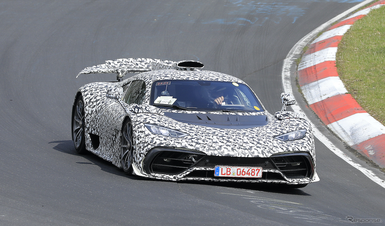 メルセデス AMG One プロトタイプ（スクープ写真）