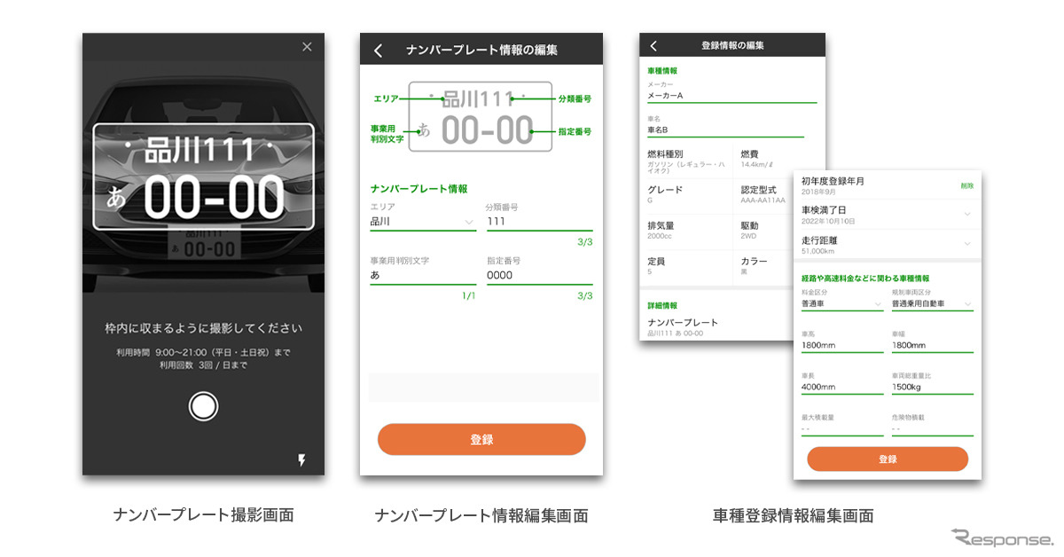 NAVITIMEドライブサポーター 簡単車種登録