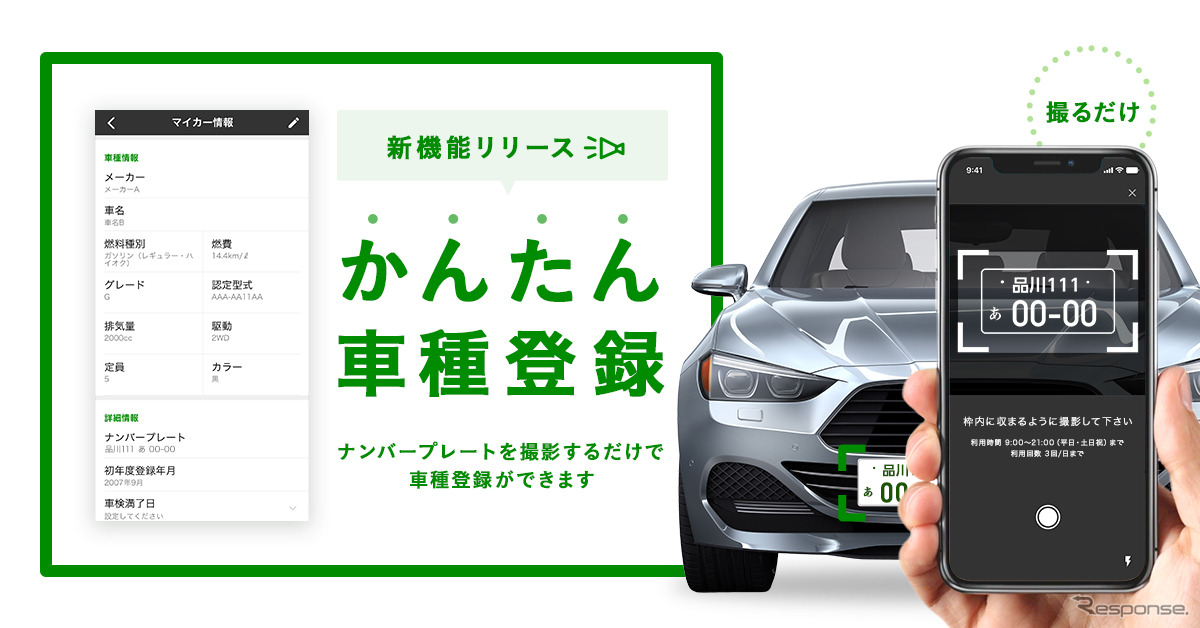 NAVITIMEドライブサポーター 簡単車種登録