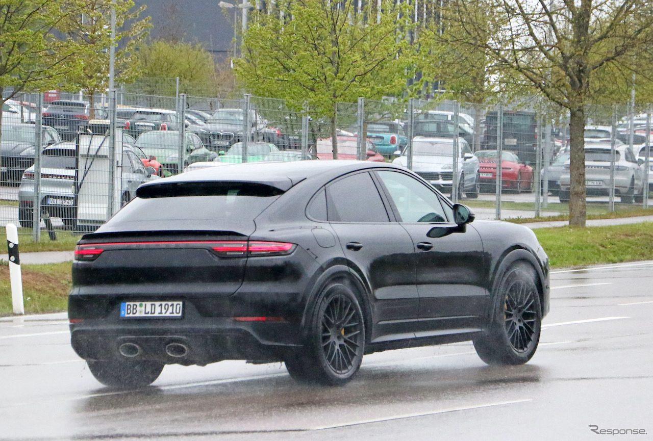 ポルシェ カイエンクーペ 改良新型プロトタイプ（スクープ写真）