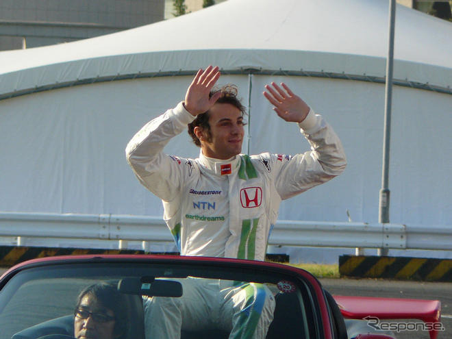 【MSジャパン08】ホンダF1デモ走行の大盤振る舞い