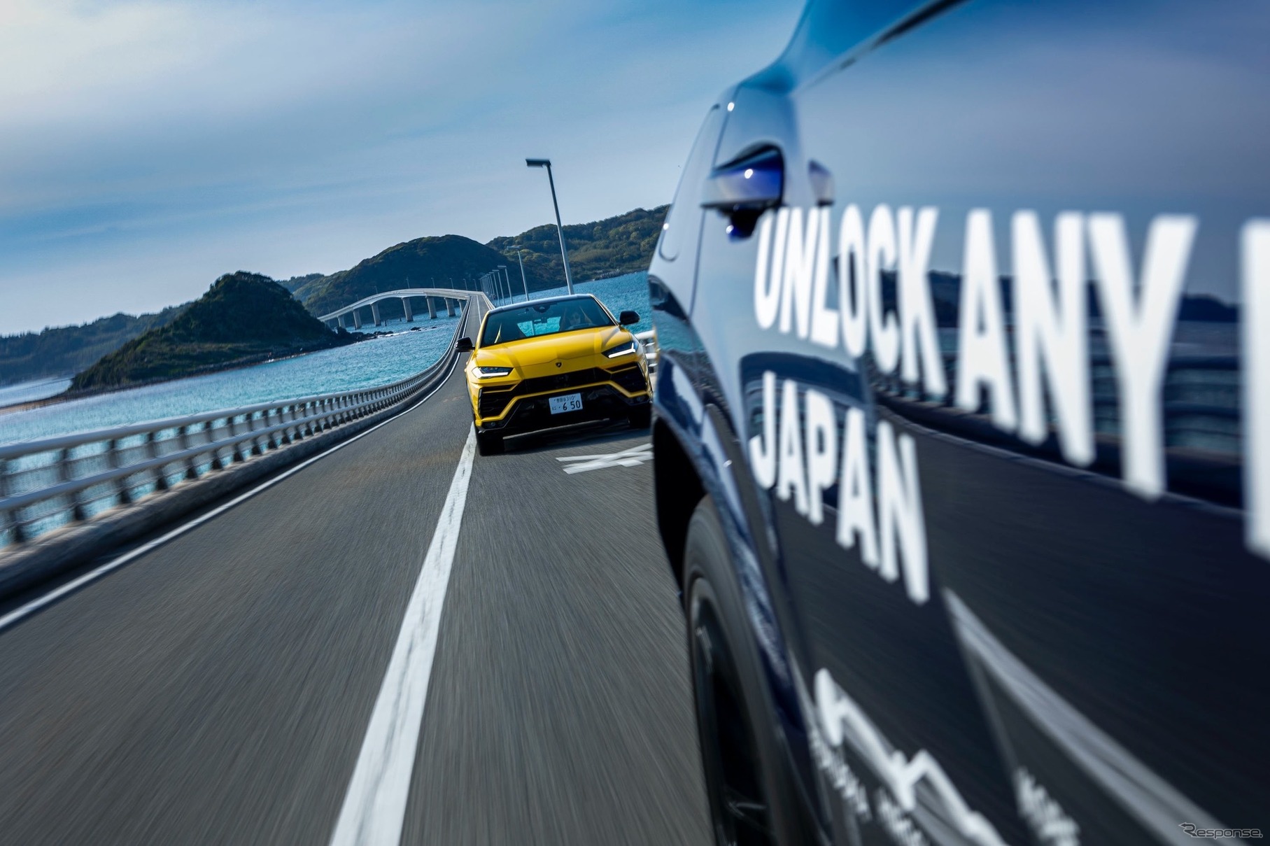 ランボルギーニ・ウルス で日本を縦断する「UNLOCK ANY ROAD JAPAN」（山口県：角島）