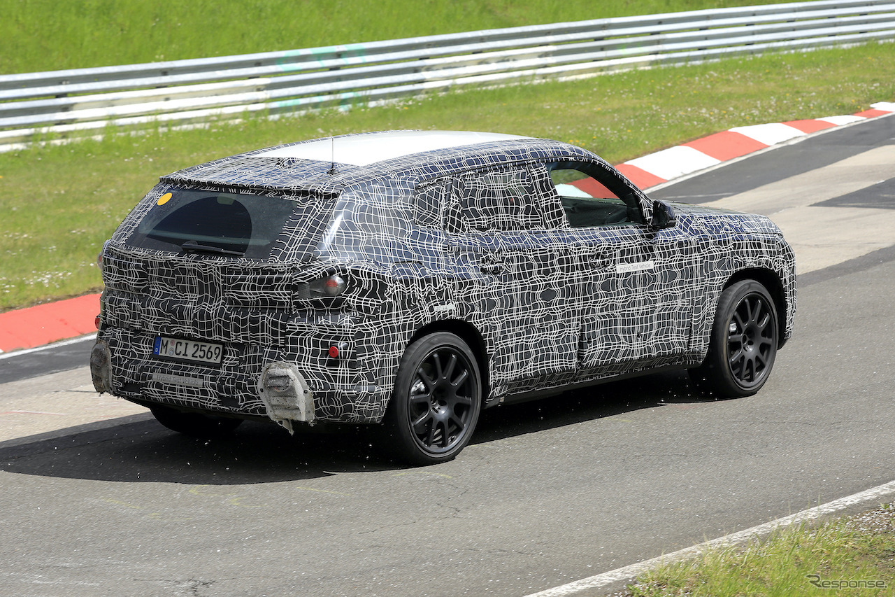 BMW X8M 開発車両（スクープ写真）