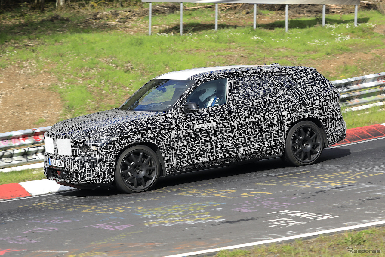 BMW X8M 開発車両（スクープ写真）