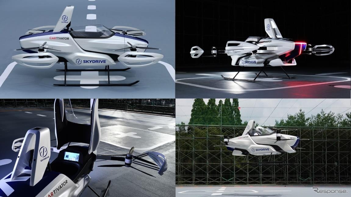 Takumi YAMAMOTOがデザインしたSkyDriveの空飛ぶクルマ