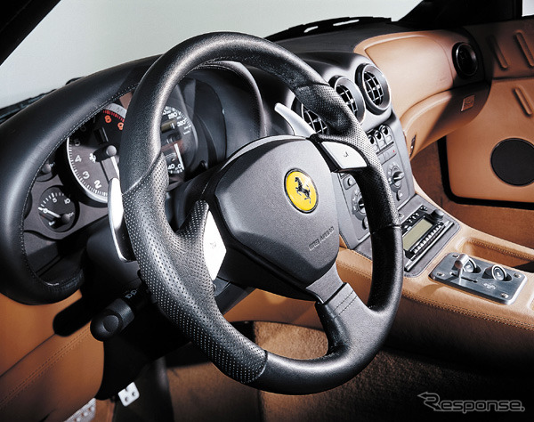 【ジュネーブショー2002出品車】フェラーリ『575Mマラネロ』---パドルシフト