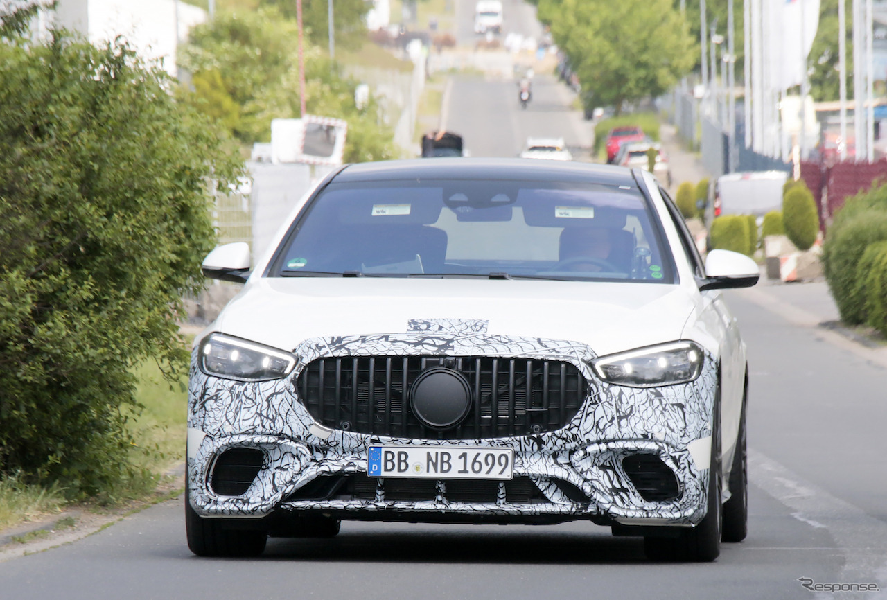 メルセデスAMG S63e/73e 開発車両（スクープ写真）