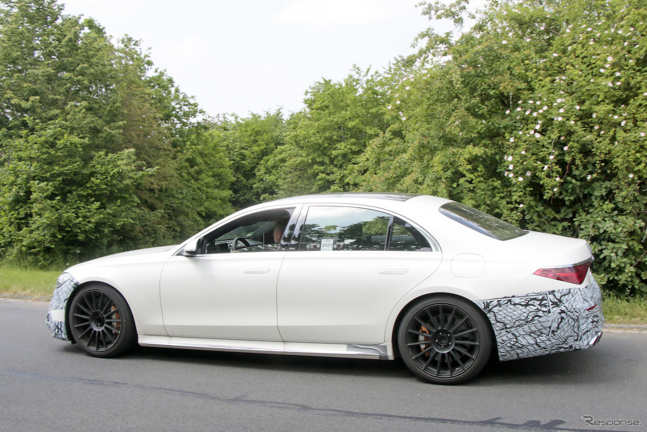 メルセデスAMG S63e/73e 開発車両（スクープ写真）