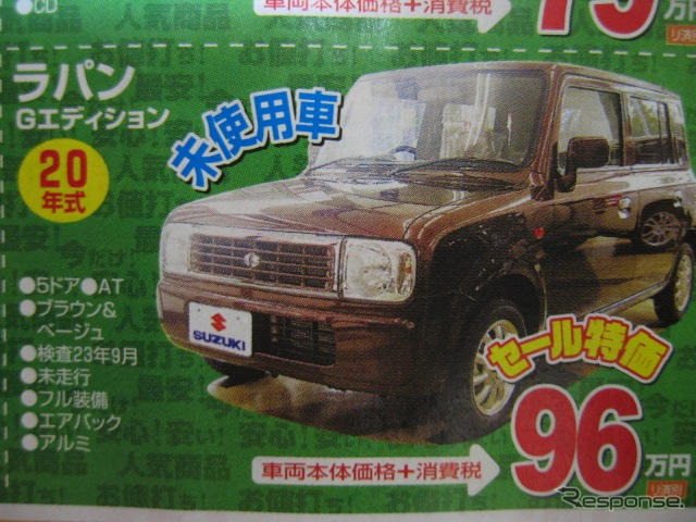 【値引き情報】ワゴンR 旧型や ラパン を軸に…軽自動車