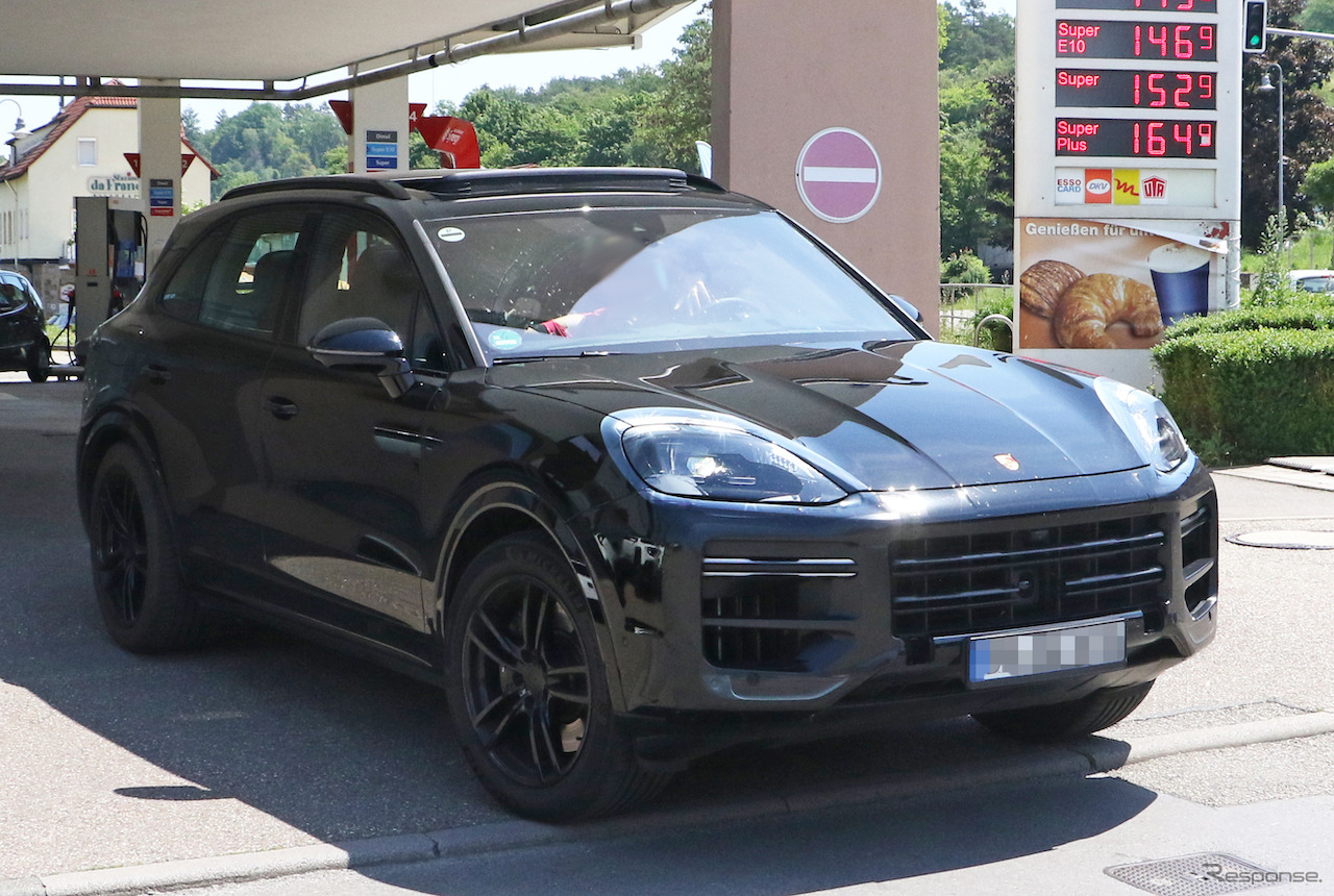ポルシェ カイエン 改良新型プロトタイプ（スクープ写真）