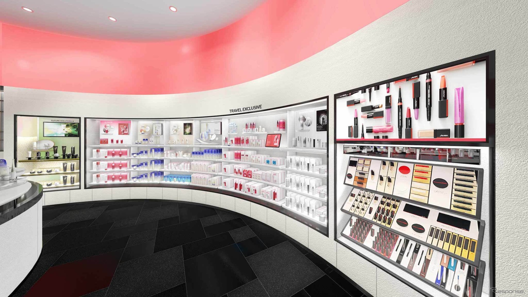 SHISEIDO HANEDA BOUTIQUE：MY SELECT WALL