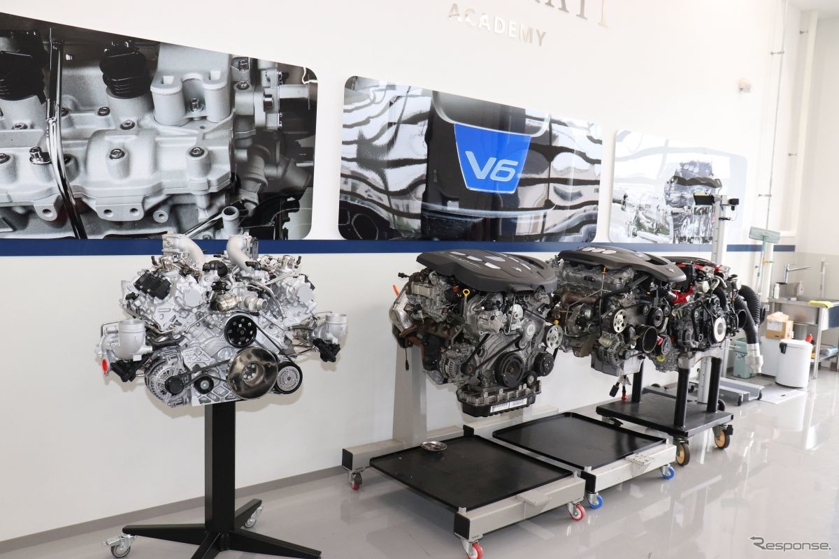 マセラティのV6、V8エンジン