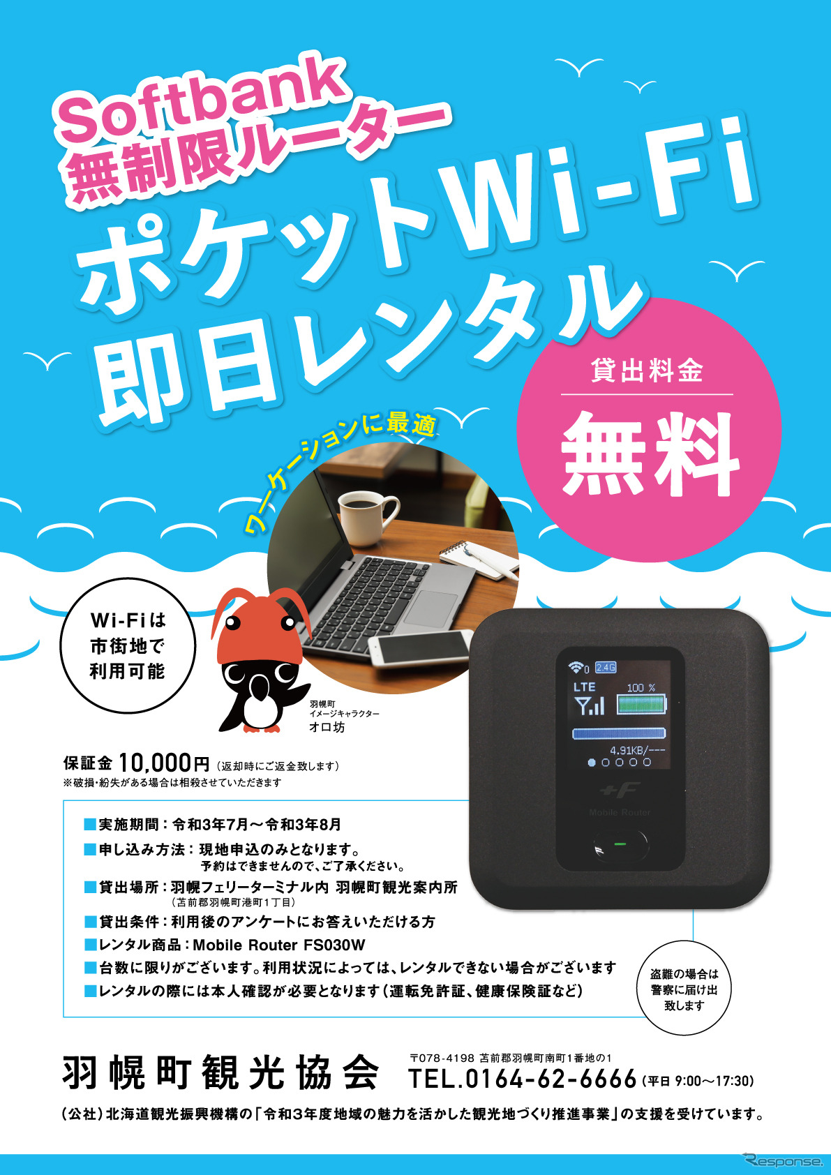 レンタルWifiポスター