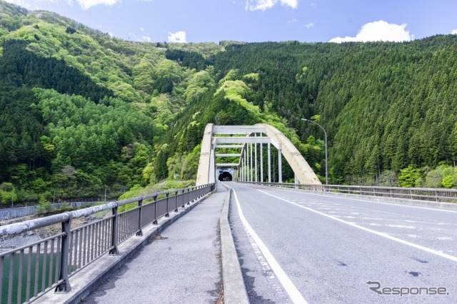 国道140号、大峰トンネル