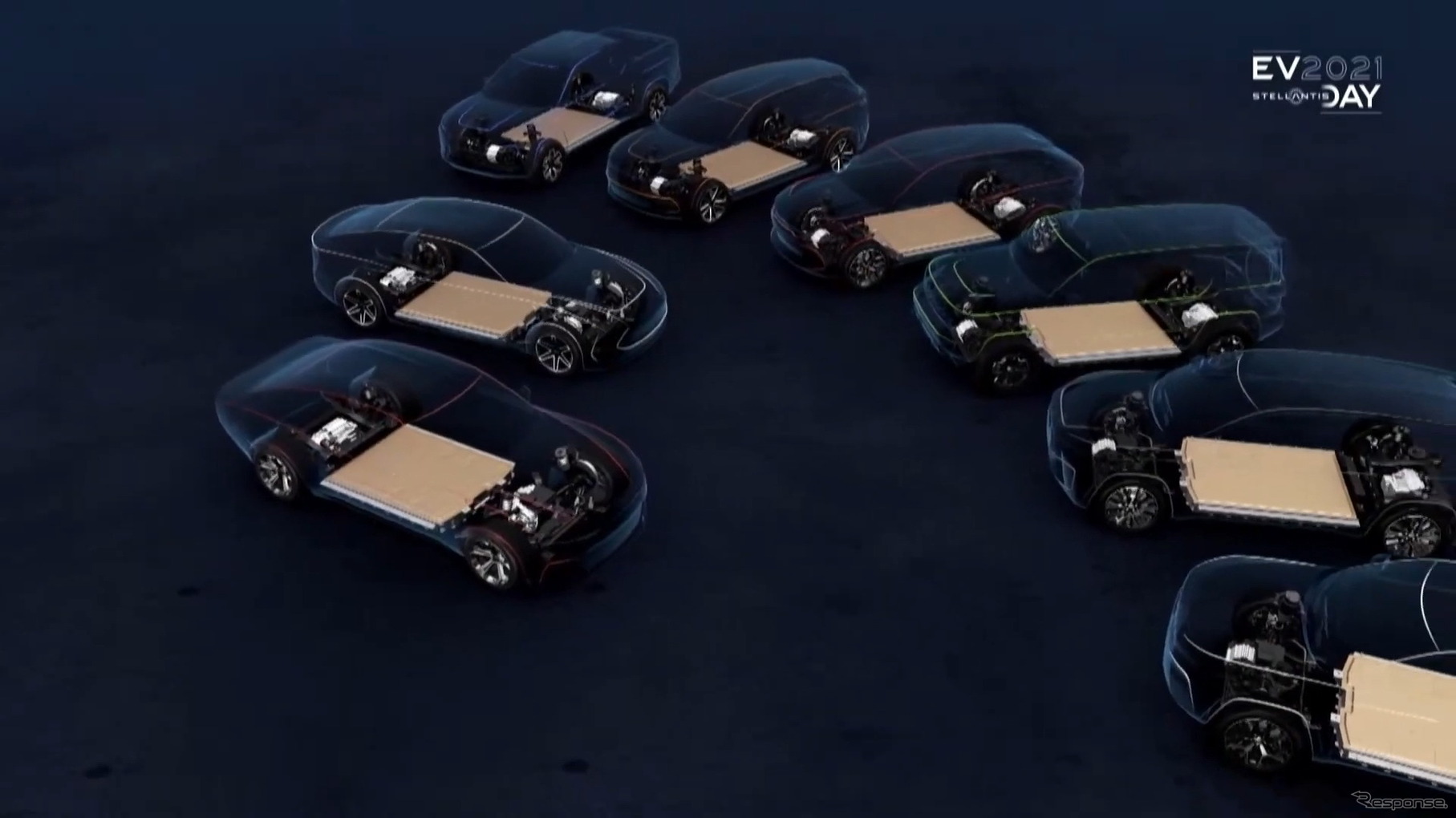 ステランティスの次世代電動車のイメージ