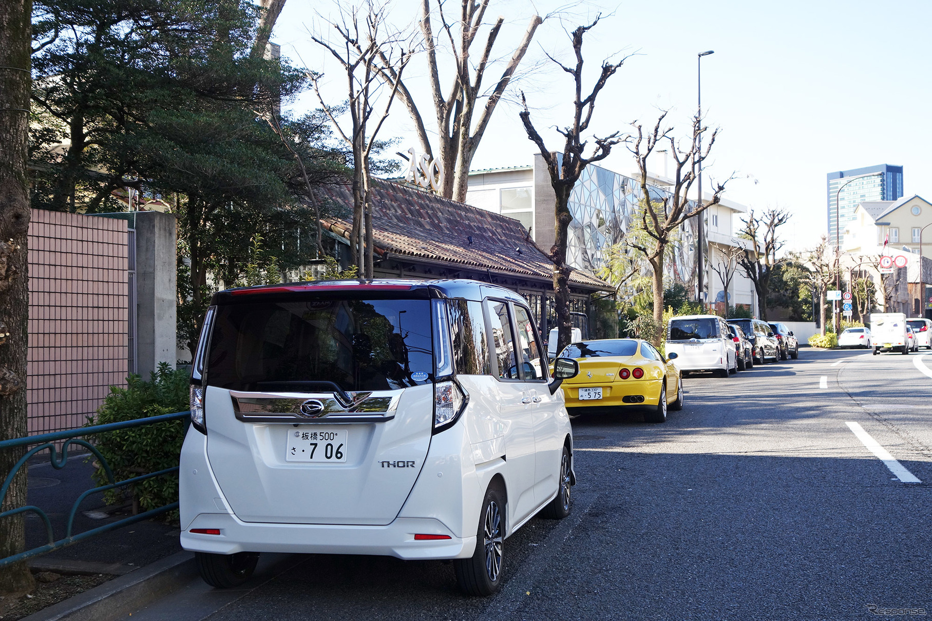 渋谷・代官山にて。