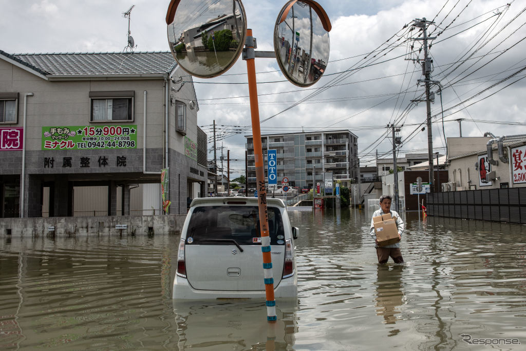 2020年7月、福岡県久留米市