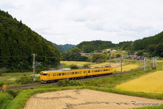 伯備線（写真は今回の輸送区間外）
