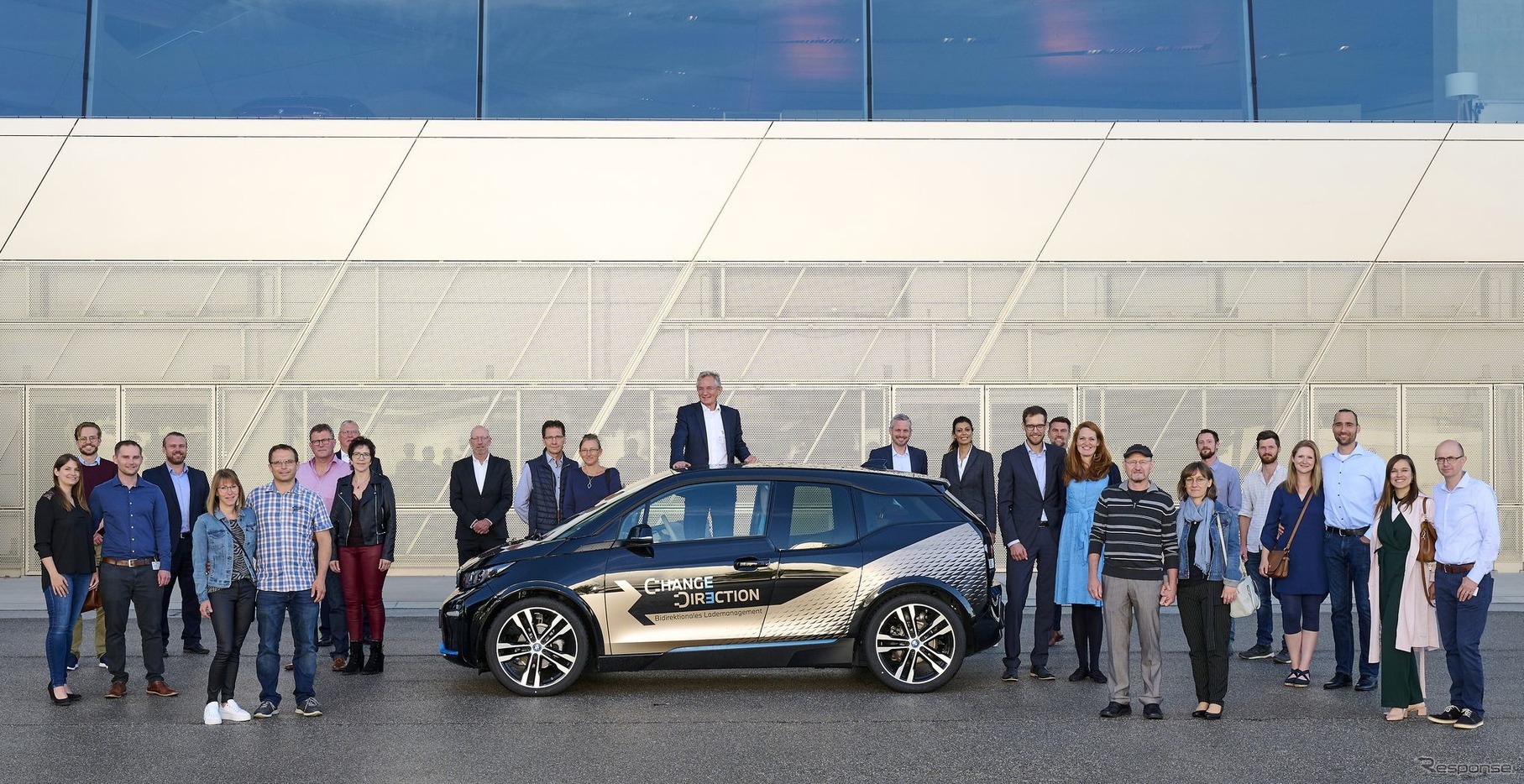 BMW i3 の双方向充電の研究プロジェクト車両