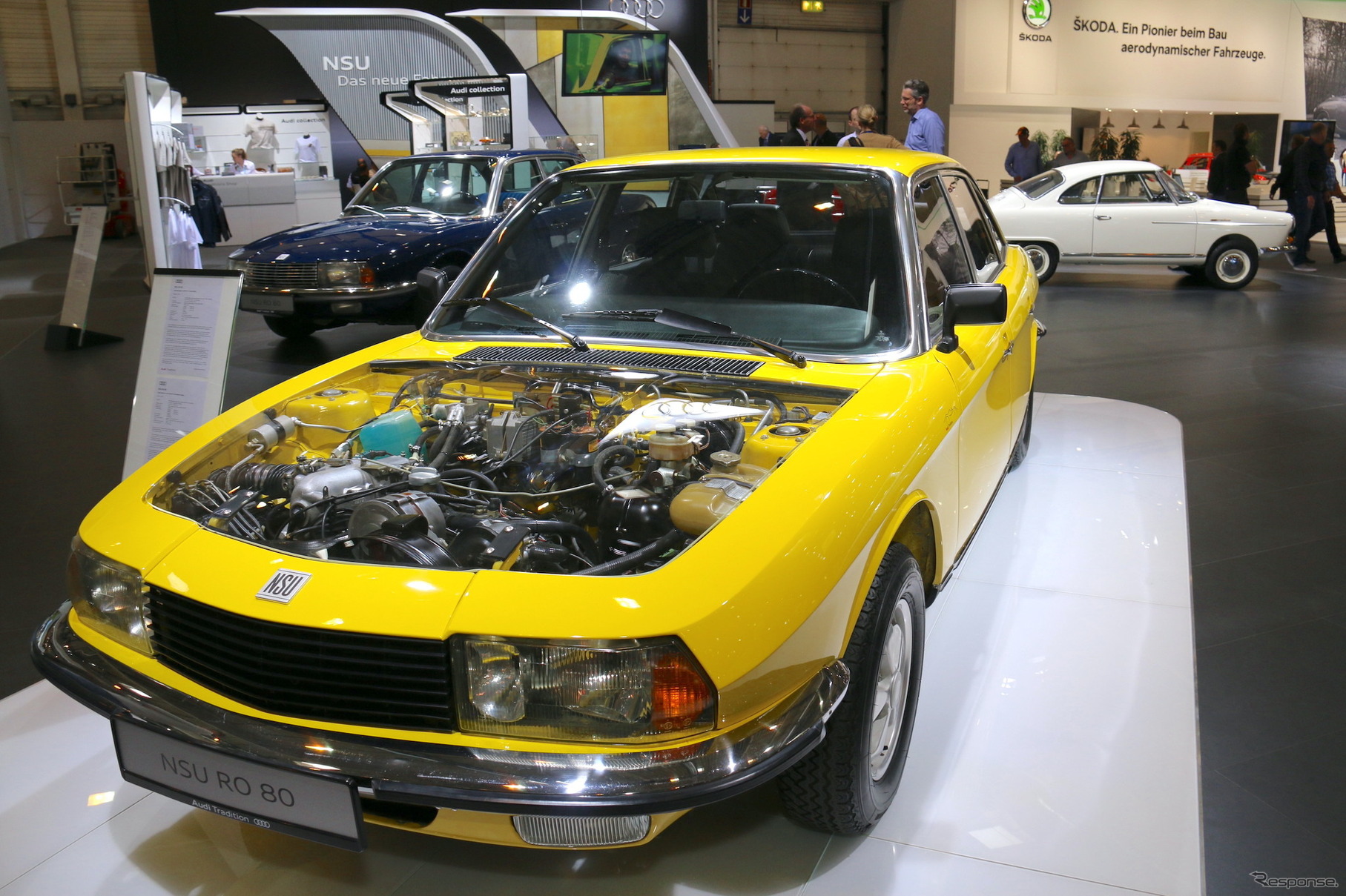 NSU Ro 80 1976年モデル。アウディ所蔵。エッセン・テヒノクラシカ2017で