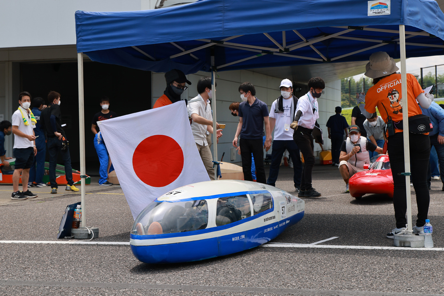 KV-40総合4位、KV-2クラス優勝のnn-techエコランチーム