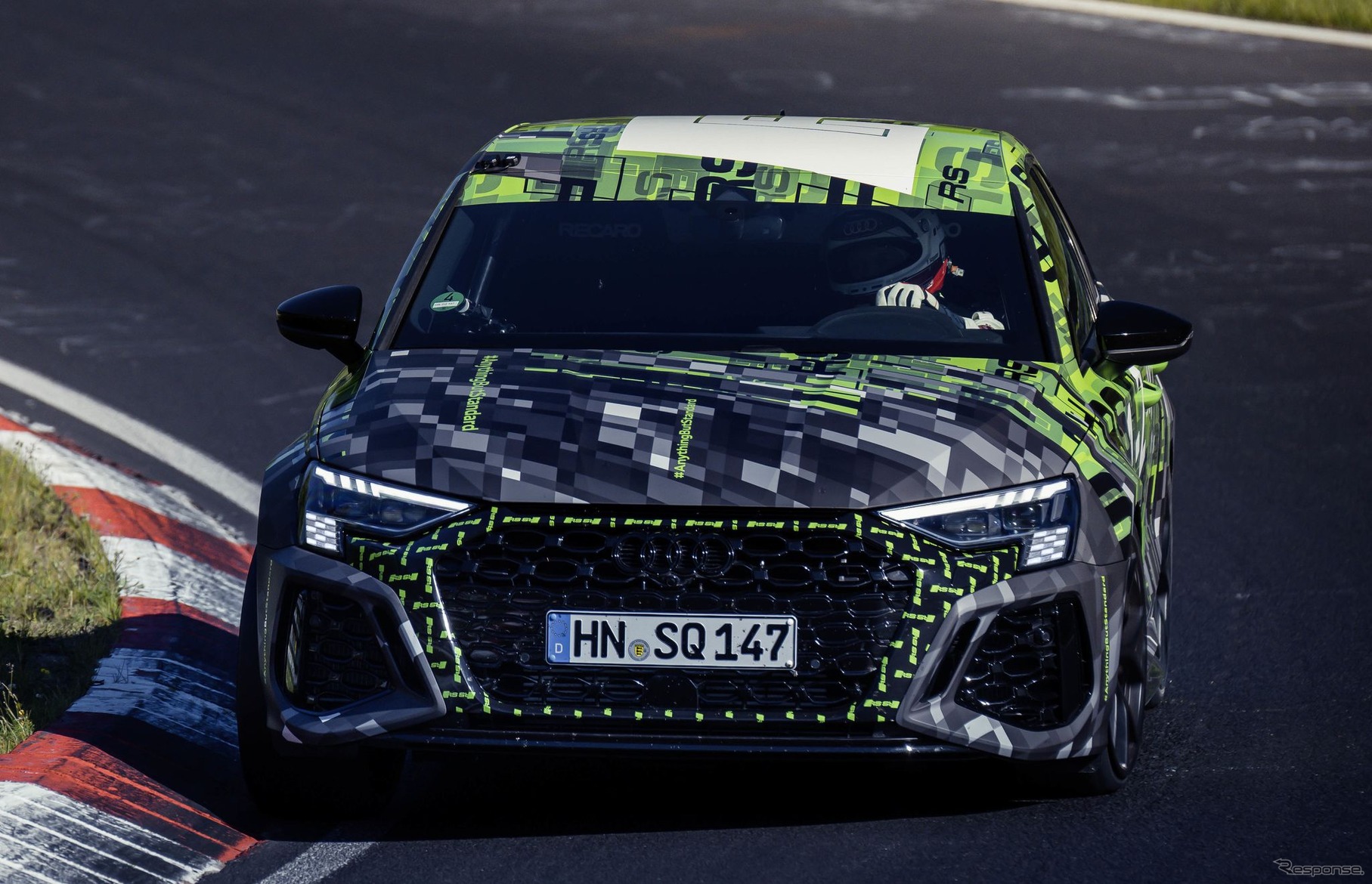 アウディ RS3 セダン 新型のプロトタイプ