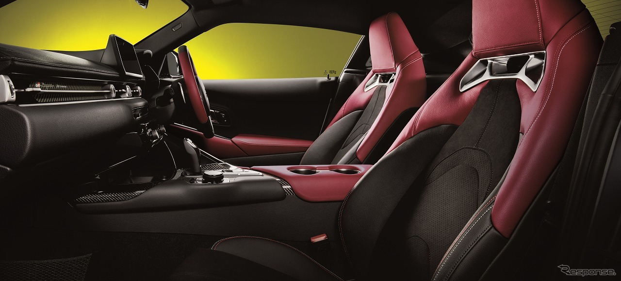 トヨタ スープラ 特別仕様車 SZ-R 35th アニバーサリーエディションアルカンターラ＋本革シート表皮（イグニッションレッド）
