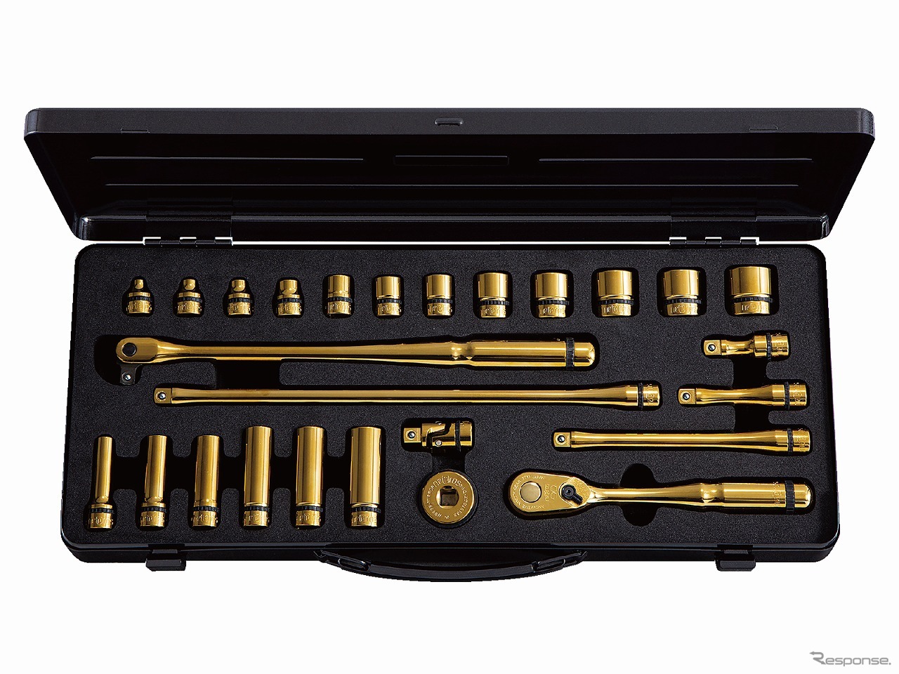nepros 9.5sq.ソケットレンチセット iPゴールド[26点]