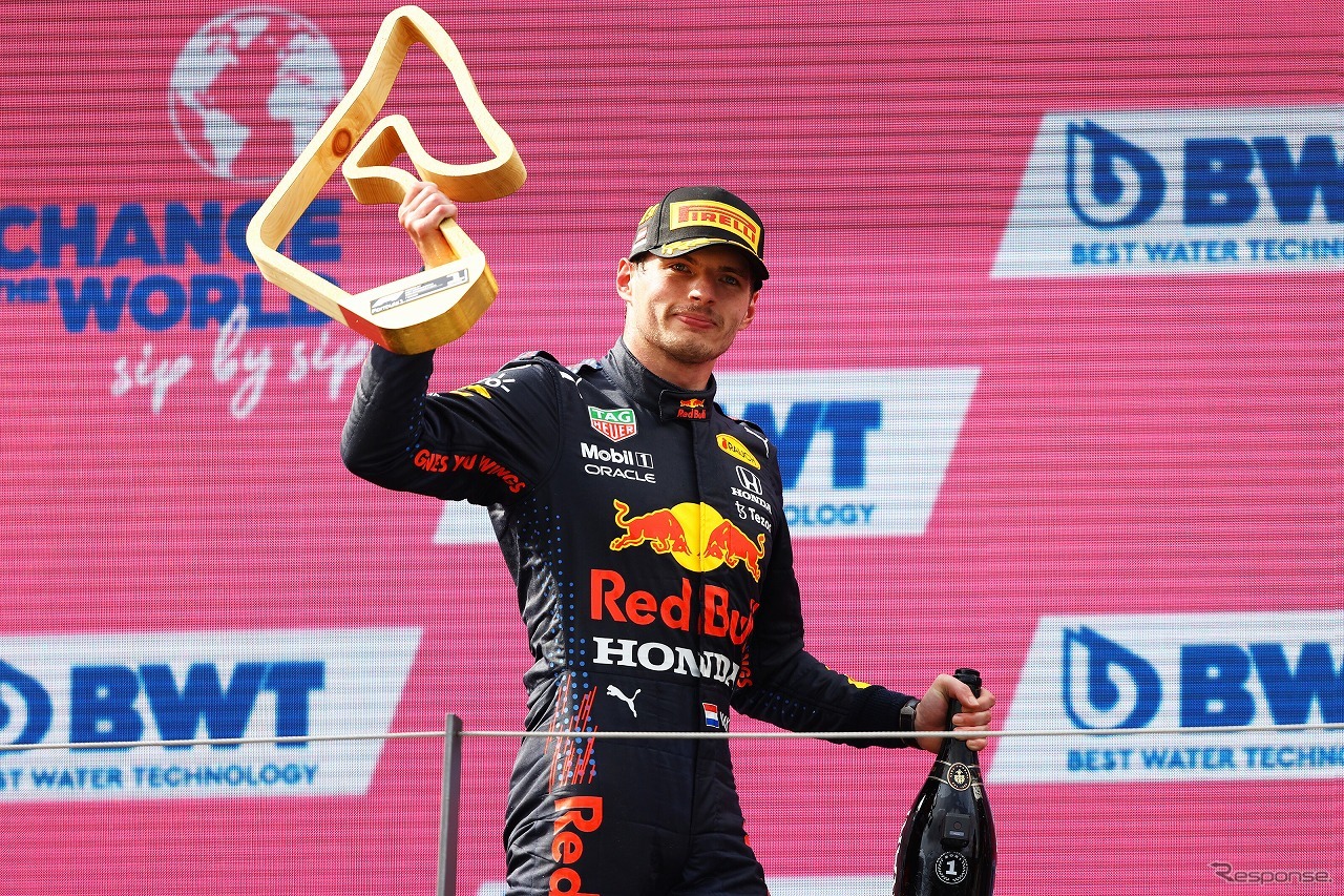 オーストリアGPで今季 5度目の優勝を飾った マックス・フェルスタッペン