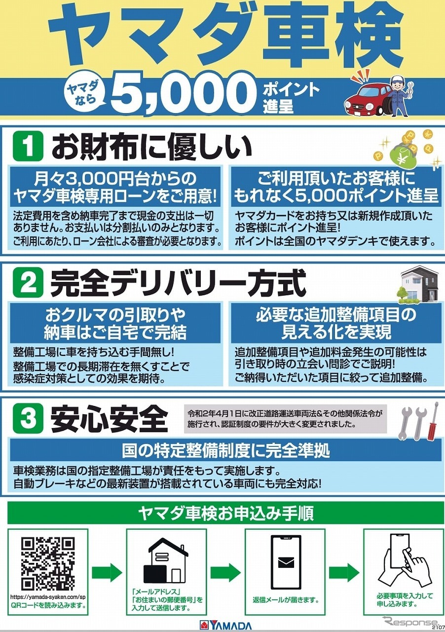 ヤマダ車検（ポスター）