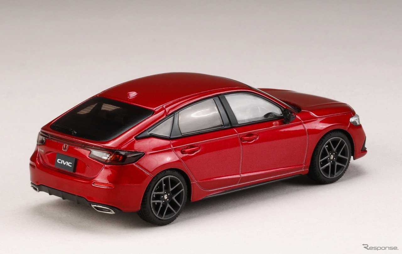 1/43 新型ホンダ シビック（プレミアムクリスタルレッド・メタリック）