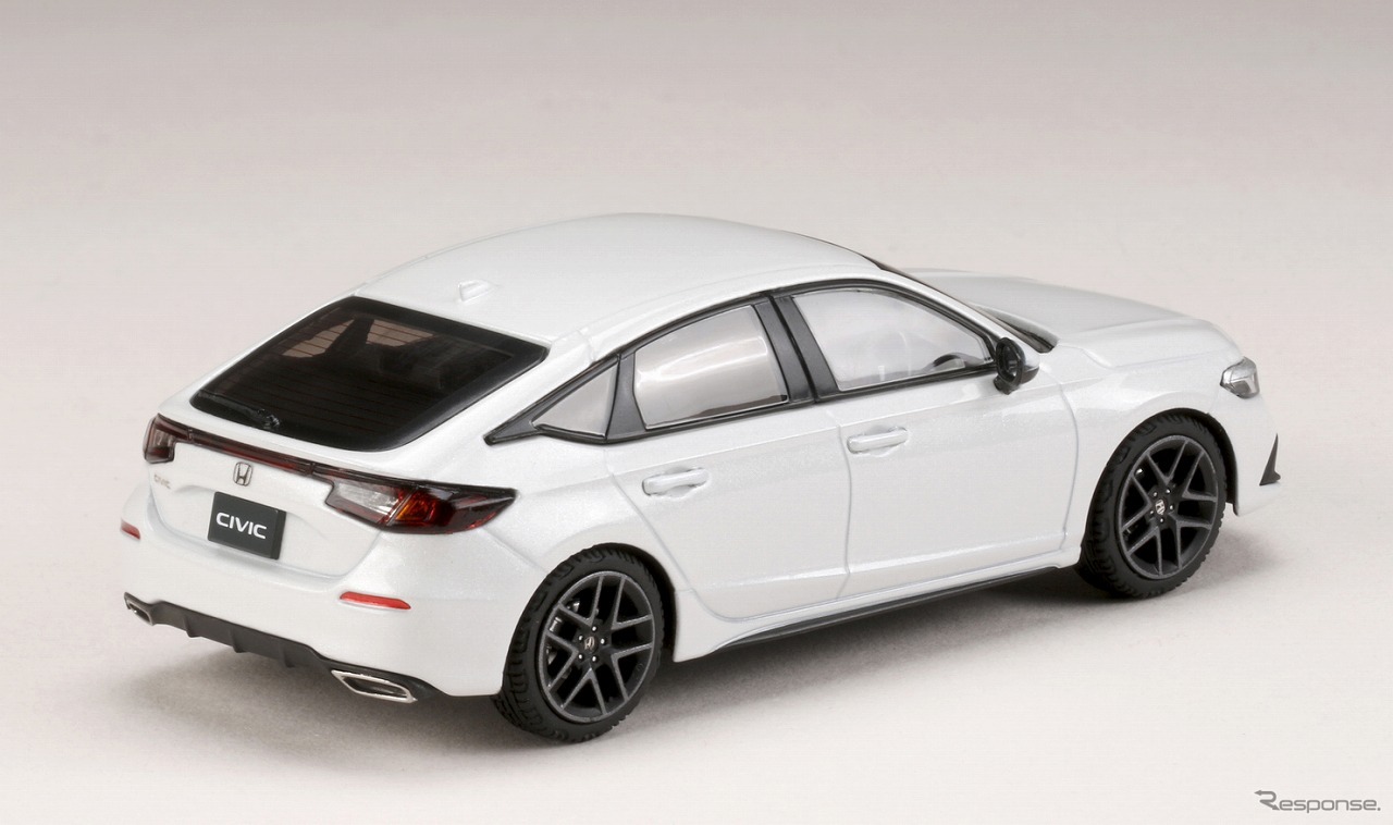 1/43 新型ホンダ シビック（プラチナホワイト・パール）