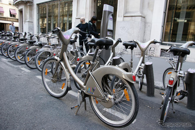 パリの自転車レンタルシステム「Velib」を利用してみる…写真蔵