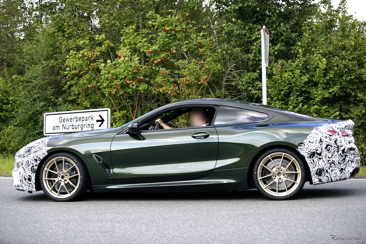 BMW 8シリーズ 改良新型プロトタイプ（スクープ写真）