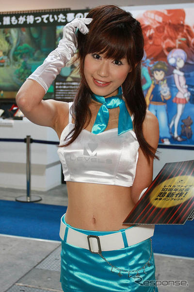 【東京ゲームショウ08】コンパニオン写真蔵…レベルファイブ