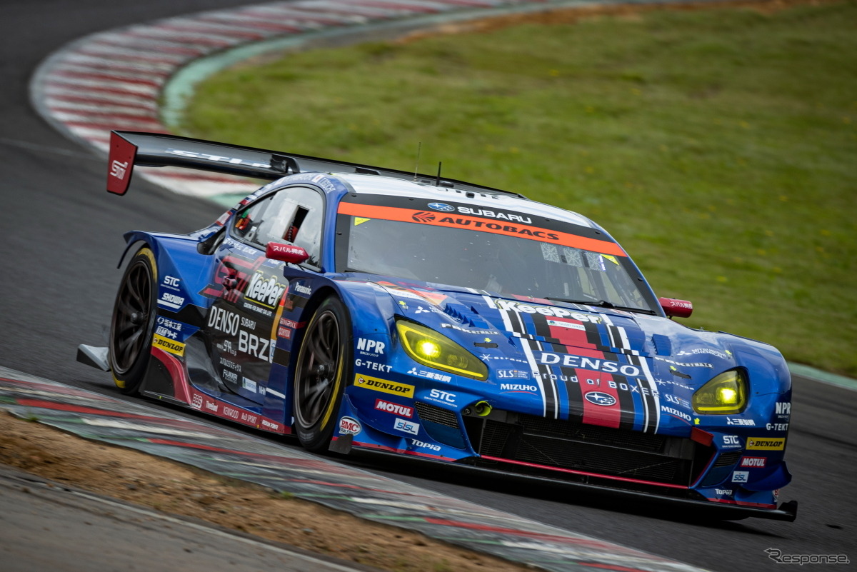 【SUPER GT 第5戦】GT300クラスポールポジションの#61 SUBARU BRZ R&D SPORT（井口卓人／山内英輝）