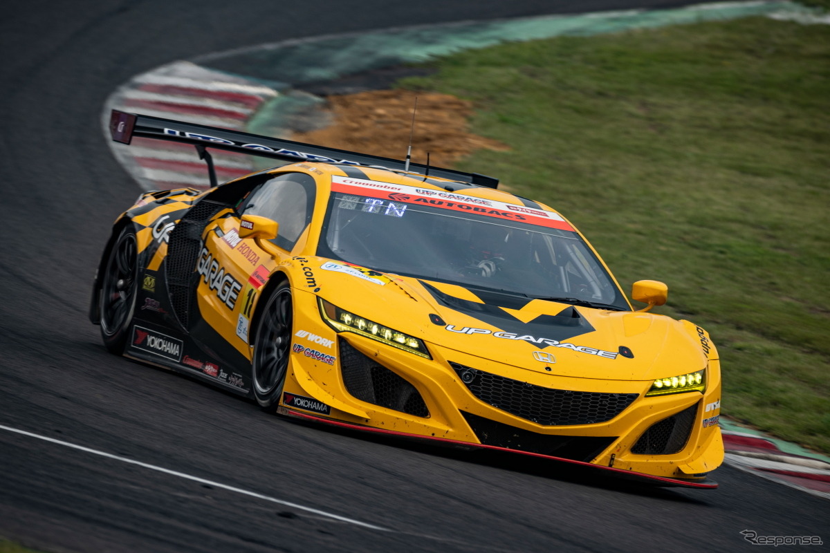 【SUPER GT 第5戦】GT300クラス予選2位の#18 UPGARAGE NSX GT3（小林崇志／名取鉄平）