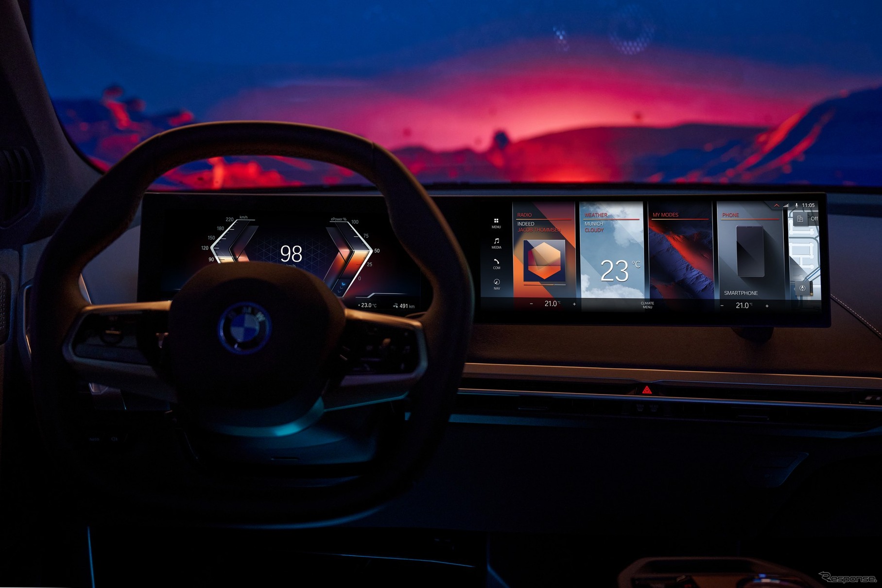 BMWの iDrive システム 新型