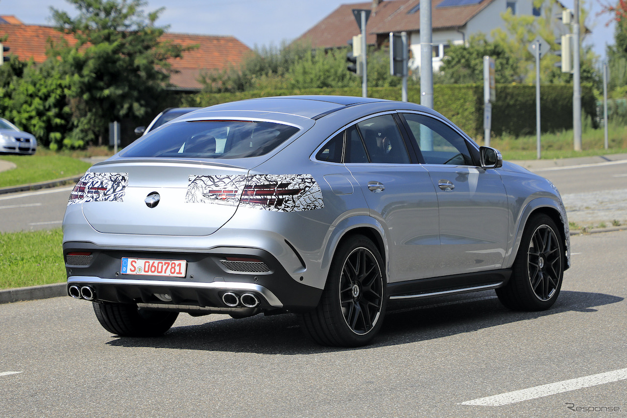 メルセデスベンツ GLEクーペ（AMG GLE53 クーペ）改良新型プロトタイプ　（スクープ写真）