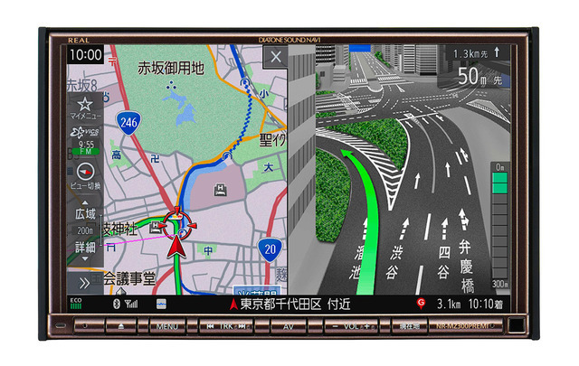 高性能なプロセッサーを搭載した「メインユニット」の一例（三菱電機・ダイヤトーンサウンドナビ）。