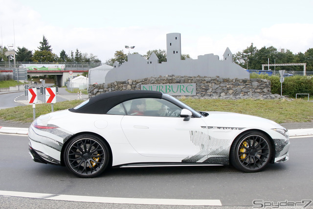 メルセデス AMG SL 次世代型 プロトタイプ　スクープ写真