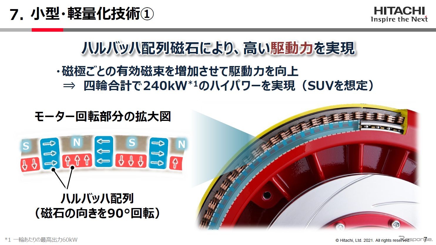 日立製作所・日立アステモがインホイールモーター技術を発表