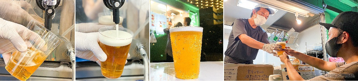 プロ仕様の業務用ビールサーバーで注ぐ、クリーミーできめ細やかな泡にこだわったキンキンに冷えたこだわりの生ビール