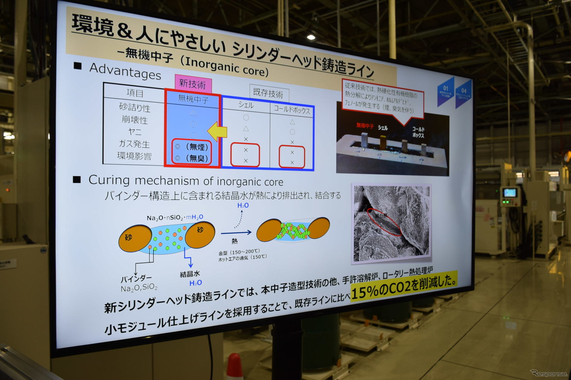 リニューアルした日産の栃木工場