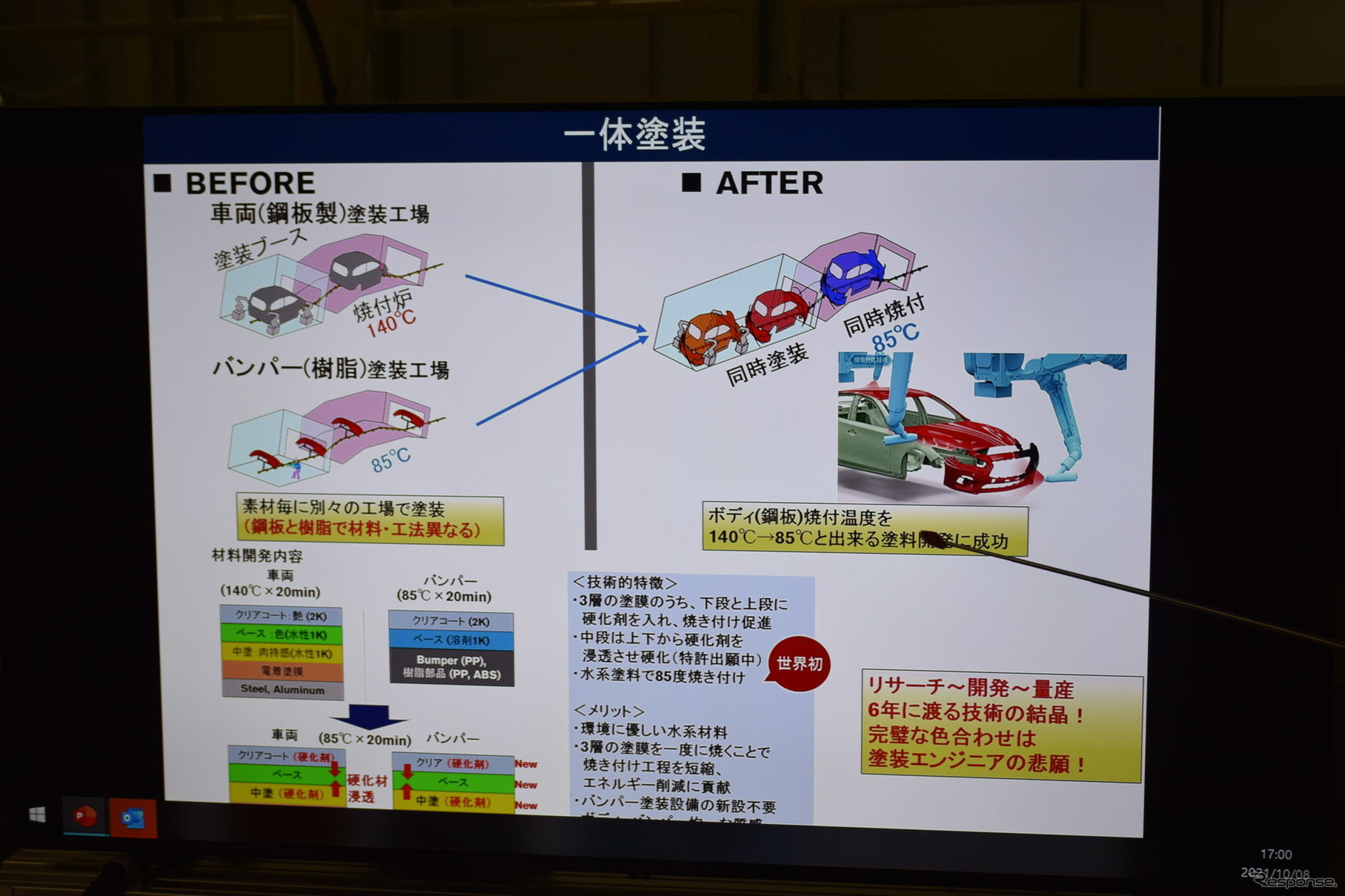 リニューアルした日産の栃木工場