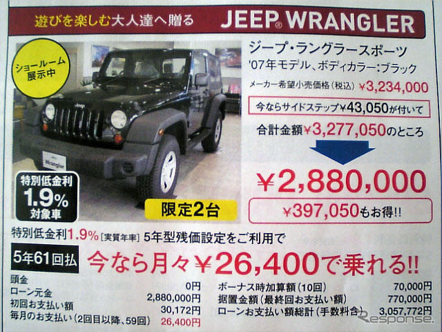 【経済対策 値引き情報】このプライスでこのSUV