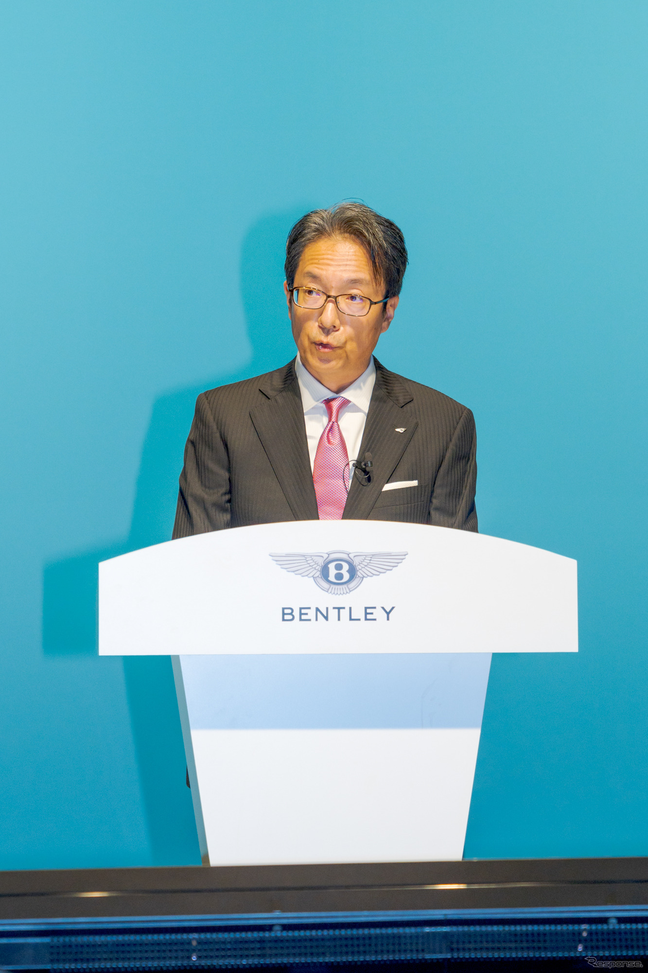 ベントレーモーターズジャパンの代表取締役・牛尾裕幸氏。