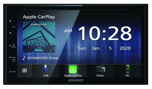 「ディスプレイオーディオ」の一例（ケンウッド・DDX5020S）。